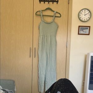 Light Green Sleeveless Jumpsuit